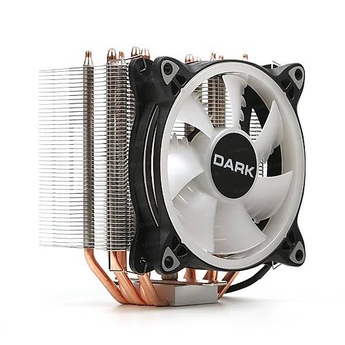 Dark DKCCX124R Freezer X124 Intel/Amd 12 cm Krmz Led Fanl lemci Soutucusu