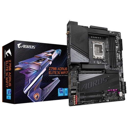 Gigabyte Z790 AORUS ELITE X WIFI7 Sc-1700 Z790 DDR5 8266Mhz 3xM2 WF7 2.5Gbit LAN ATX INTEL Anakart
