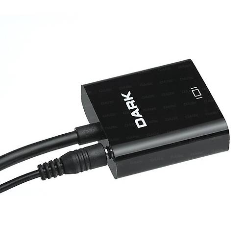 Dark DK-HD-AHDMIXVGA HDMI to VGA Ses Dijital Analog Aktif Erkek-Dii Dntrc Adaptr