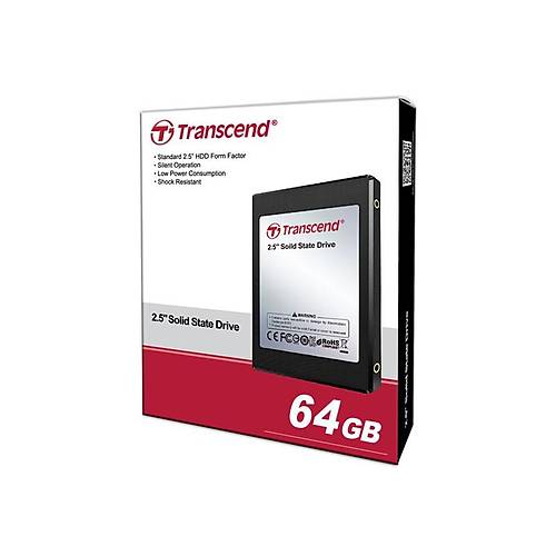 Transcend TS64GPSD330 64 GB PSD330 120/65Mb/s 2.5 inch Ide SSD Harddisk
