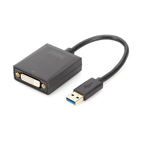 Digitus DA-70842 USB 3.0 to DVI 24+5 1080p Full HD USB Grafik Dönüştürücü Adaptör