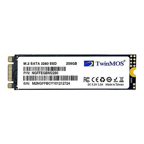 Twinmos NGFFEGBM2280 256 GB 580-550Mb/s M.2 3D NAND 22x80 SSD Harddisk