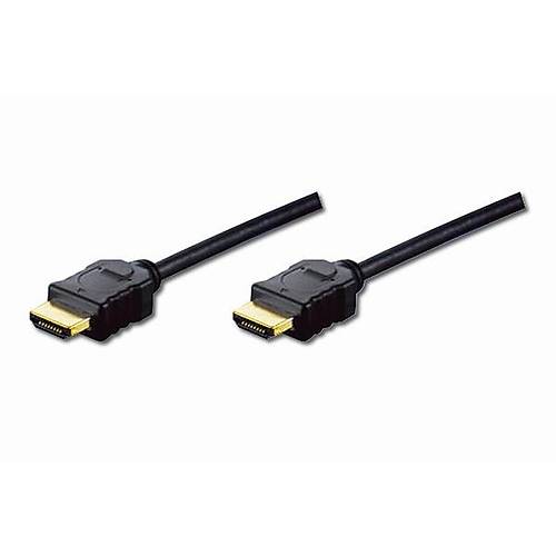 Digitus AK-330114-020-S 2 Mt HDMI to HDMI Erkek-Erkek v1.4 1080p AWG32 Altın Uçlu Görüntü Kablosu