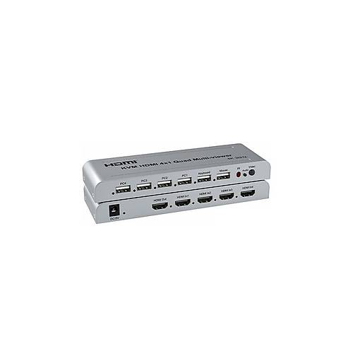 Nova NVC-HDSW4-KVM HDMI to HDMI 4 Giri 1 Port k HDMI Grnt oklayc