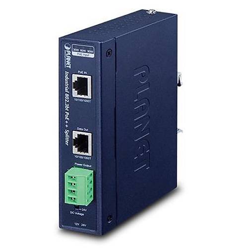 Planet PL-IPOE-173S 1 Port 10/100/1000 Mbps Endstriyel PoE++ Splitter