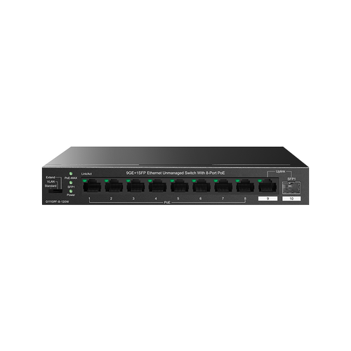 Tenda TEG1110PF-8-120W 8 Port Gigabit 1 Port Uplink 1 Port SFP 120W POE Switch