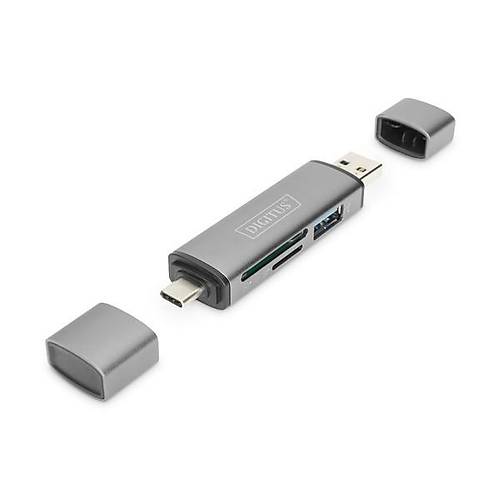Digitus DA-70886 USB Type C to SD microSD USB 3.0 Dual Kart Okuyucu
