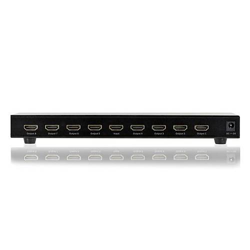 Digitus DS-43302 8 Port HDMI 1080p 3D 2.25Ghz 1080p 225Mhz 3D HDMI Grnt oklayc Spliter