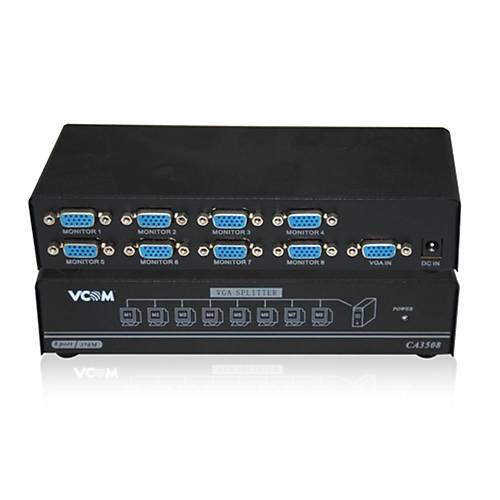Vcom DD138 1 Port Giri� 8 Port ��k�� 350Hz VGA G�r�nt� �oklay�c�