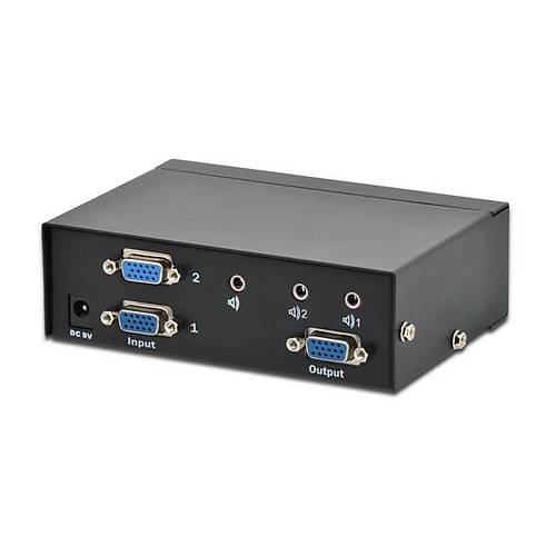 Digitus DS-44100-1 2 Port VGA 2 Giri� 1 ��k�� VGA G�r�nt� �oklay�c� Splitter