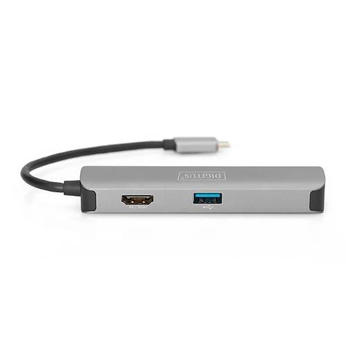 Digitus DA-70891 USB Type C to HDMI 2x USB SD microSD Docking Station
