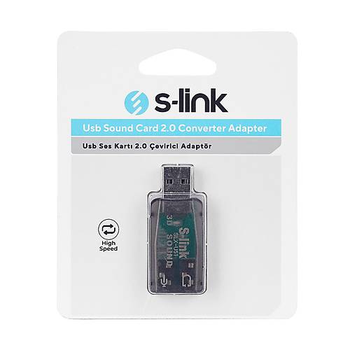 S-link SLX-U51 Usb Ses Kart 2.0 evirici Adaptr
