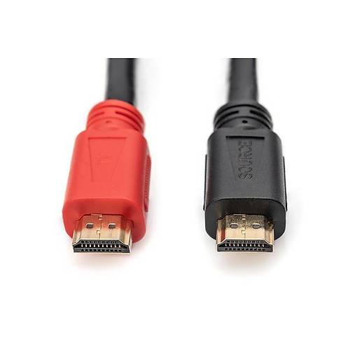 Digitus AK-330118-200-S 20 Mt HDMI to HDMI Erkek-Erkek v1.4 Ultra HD 2x Zrl Grnt Kablosu