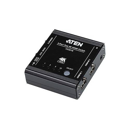 Aten VS381B 3 Port Giriş 1 Port Çıkış 4K Dişi-Dişi 4K HDMI Görüntü Çoklayıcı