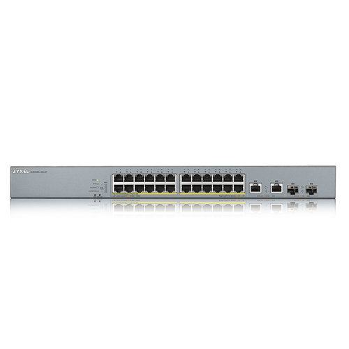 Zyxel GS1350-26HP-EU0101F 26 Port Gigabit 375W Y�netilebilir PoE Switch