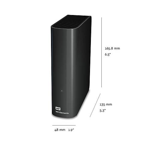Western Digital WDBWLG0040HBK-EESN 4 TB Element 3.5 inch USB 3.0 Siyah Harici Harddisk