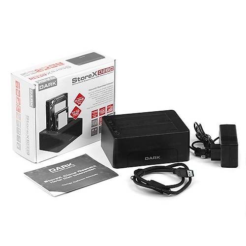 Dark DK-AC-DSD26C StoreX DSD26C 2 x 2.5/3.5 inch SATA Usb 3.0 Offline Kolon Destekli Disk stasyonu