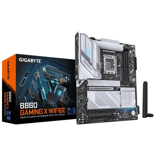Gigabyte B860 GAMING X WIFI6E Sc-1851 DDR5 9066Mhz 2xM2 Wifi 6E 2.5Gbit ATX INTEL Anakart