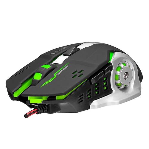 Hytech HY-X9 Legend USB 3600Dpi 6 Tulu Aydnlatmal Kablolu Oyuncu Mouse