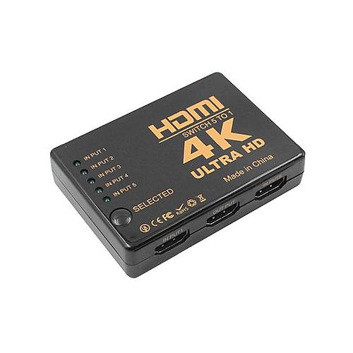 S-Link SL-HSW4K55 5 Port 2K 4K v1.4 5 To 1 IR Adaptr HDMI Switch oklayc