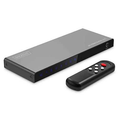 Digitus DS-55334 5 Port Giri� 1 Port ��k�� HDMI to HDMI 8K 60Hz HDR HDCP 2.3 HDMI �oklay�c�