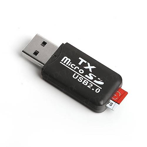 Tx TXACUCR204 USB 2.0 microSD Siyah Kart Okuyucu