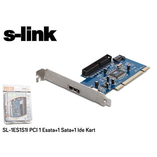 S-Link SL-1ES1S1 1 Port eSATA 1 Port SATA 1 Port IDE Pc� Kart
