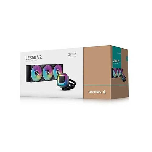 DeepCool LE360-V2 360mm 3x12cm ARGB Fanl� AMD-INTEl 1851 Uyumlu S�v� So�utma Sistemi
