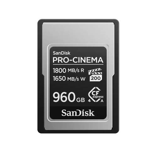 Sandisk SDCFEA-960G-GN4NN 960 GB 1700Mb/s Pro-CINEMAQ Type A Cfexpress Haf�za Kart�