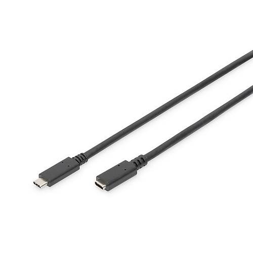 Digitus AK-300210-007-S 0.7 Mt USB 3.1Type C GEN2 to USB 3.1Type C GEN2 Erkek-Dii 5A 10GB v3.1 USB Kablo