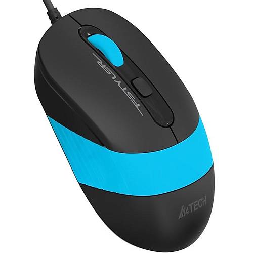 A4 Tech FM10 USB 1600 Dpi 4 Tuşlu Mavi Siyah Kablolu Optik Mouse