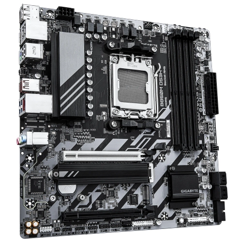 Gigabyte B850M DS3H Sc-AM5 DDR5 8200Mhz 2xM.2 2.5Gbit LAN MATX AMD Anakart