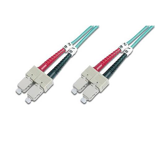 Digitus DK-2522-01/3 1 Mt SC-SC 50/125 OM3 Multimode Fiber Patch Kablo