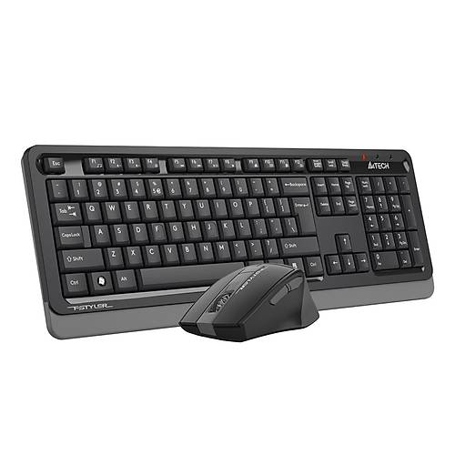 A4 Tech FG1035 Q TR 2.4Ghz Kablosuz Gri Klavye Mouse Set