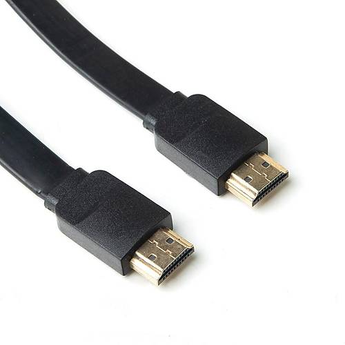 Dark DK-HD-CV14L2F 2 Mt HDMI to HDMI 4K Siyah Flat HDMI Grnt Kablosu