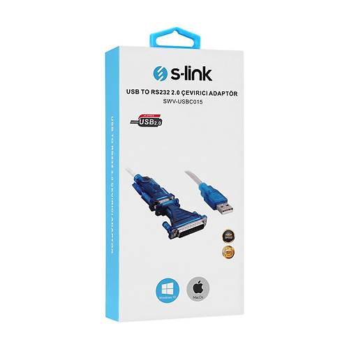 S-link SWV-USBC015 Usb To RS232 2.0 evirici Adaptr