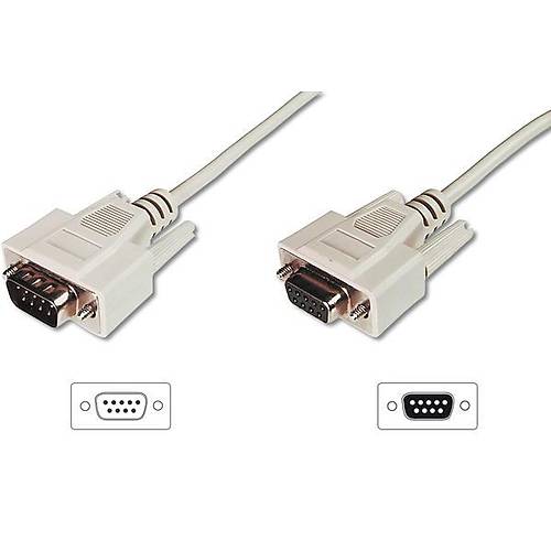 Digitus AK-610203-050-E 5 Mt DSUB9 to DSUB9 Erkek-Dii Veri Tarnsfer Kablosu