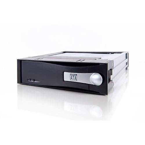 Icy Dock MB123SK-B Moble Rack 3.5 inch x 1 Yuva 5.25 inch evirici Disk Kza