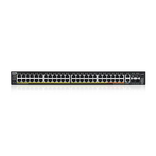 Zyxel XGS2220-54HP-EU0101F 54 Port Gigabit 6 Port 10G RJ45 PoE+ L3 Access Ynetilebilir PoE+ Switch