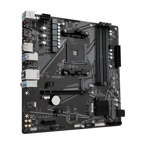 Gigabyte B550M K Sc-AM4 B550 DDR4 4733Mhz 2xM2 1Gbit Lan mATX AMD Anakart