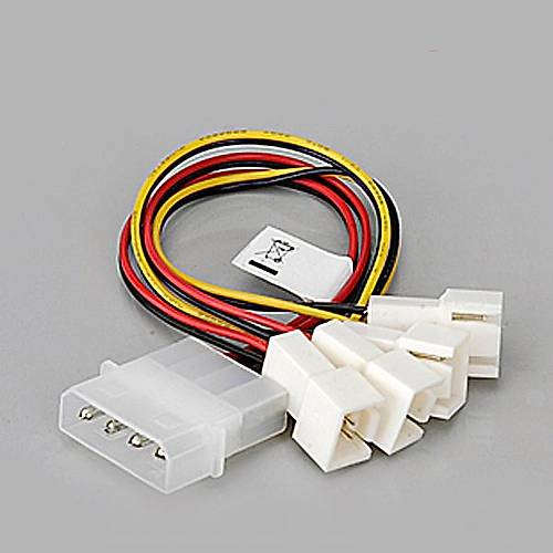 Akasa AK-CB001 CB001 Molex to 4 x 3 Pin Hz Drmeli Fan oklayc
