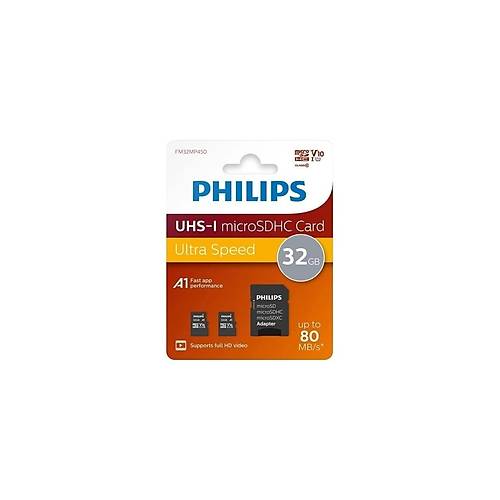 Philips FM32MP45D 2x 32 GB SDHC UHS-I Class10 microSD Hafza Kart