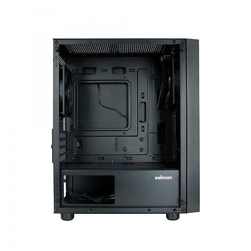 Zalman T3 PLUS PSU YOK 1x12cm Fanl Siyah Mid Tower Oyuncu Kasas
