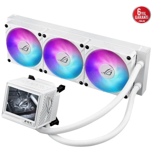 Asus ROG RYUJIN III 360 ARGB EXTREME 3x12cm ARGB Fanl� AMD-INTEL 3.5 LCD Beyaz S�v� So�utma Sistemi