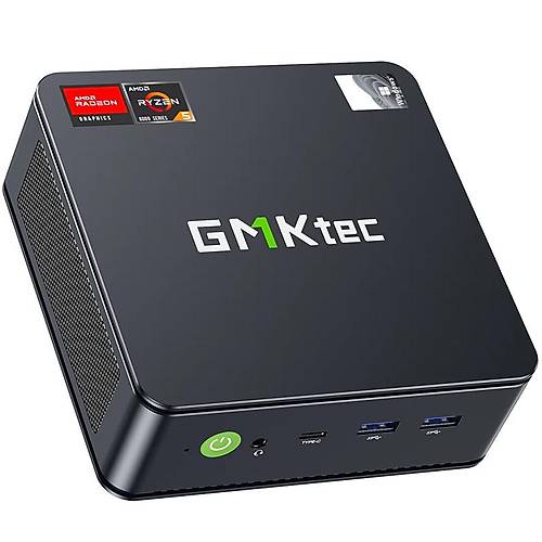 GMKTec GTC-M6 M6 Ryzen 5 6600H 16GB 512GB SSD WiFi 6E Win11 Pro Mini Masast Bilgisayar