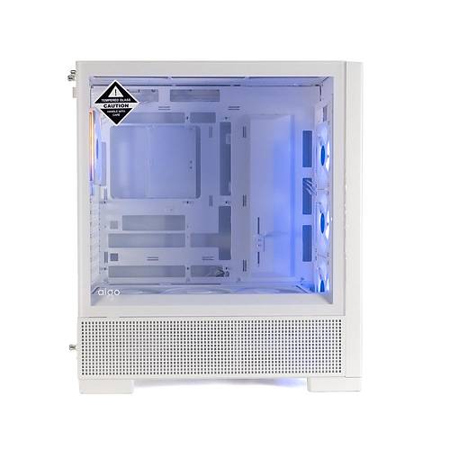 Aigo AIRNOVA 850W 80 Plus Bronze 7x12cm ARGB Fanl� Beyaz Mid Tower Oyunuc Kasas�