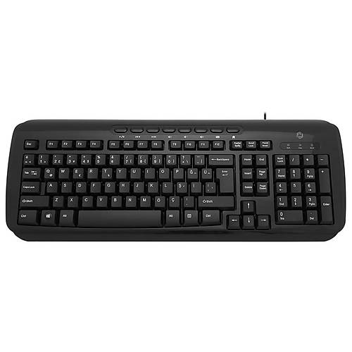 Frisby FK-4845QU USB Q TR Multimedia Siyah Kablolu Klavye