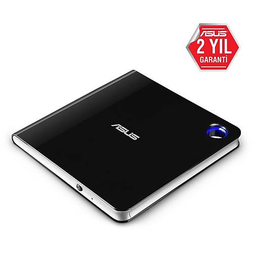 Asus SBW-06D5H-U USB Type C ve Usb M-Disc Destekli �nce Blu-Ray Siyah Harici DVD Yaz�c�