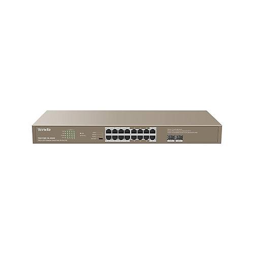 Tenda TEG1118P-16-250W 16 Port Gigabit PoE 2 Port SFP 250W PoE Switch