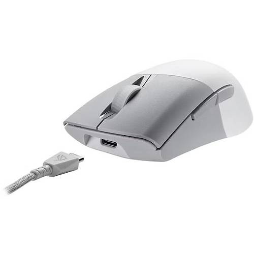 Asus ROG KERIS WIRELESS AIMPOINT 36000Dpi 5 Tu�lu Bluetooth Switch Beyaz Kablosuz Mouse